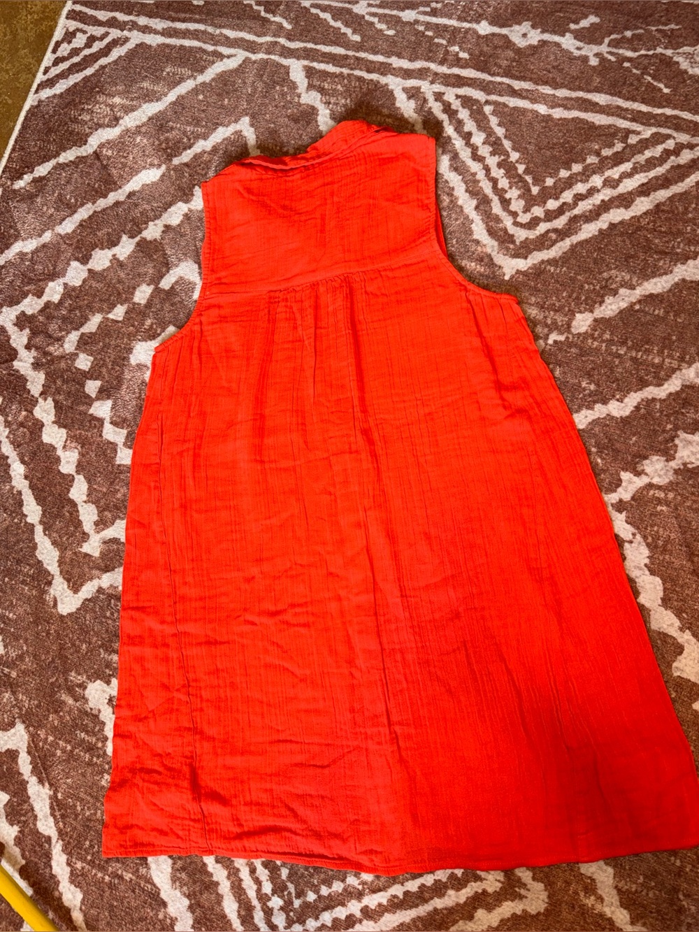 Z Supply red cotton gauze tank shirt dress size medium new with tags - Picture 9 of 9